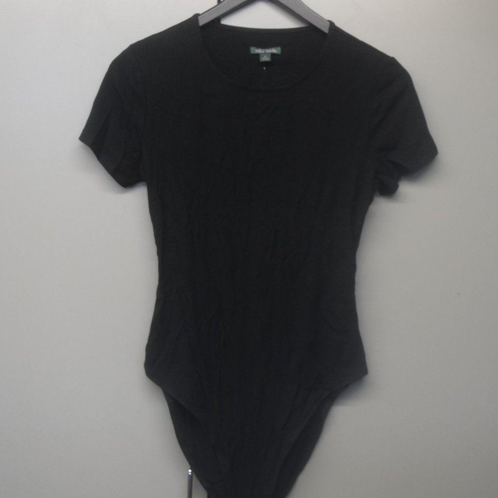 NWT Wild Fable Ribbed Open Back Bodysuit, Size Medium